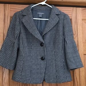 Ann Taylor tweed blazer.